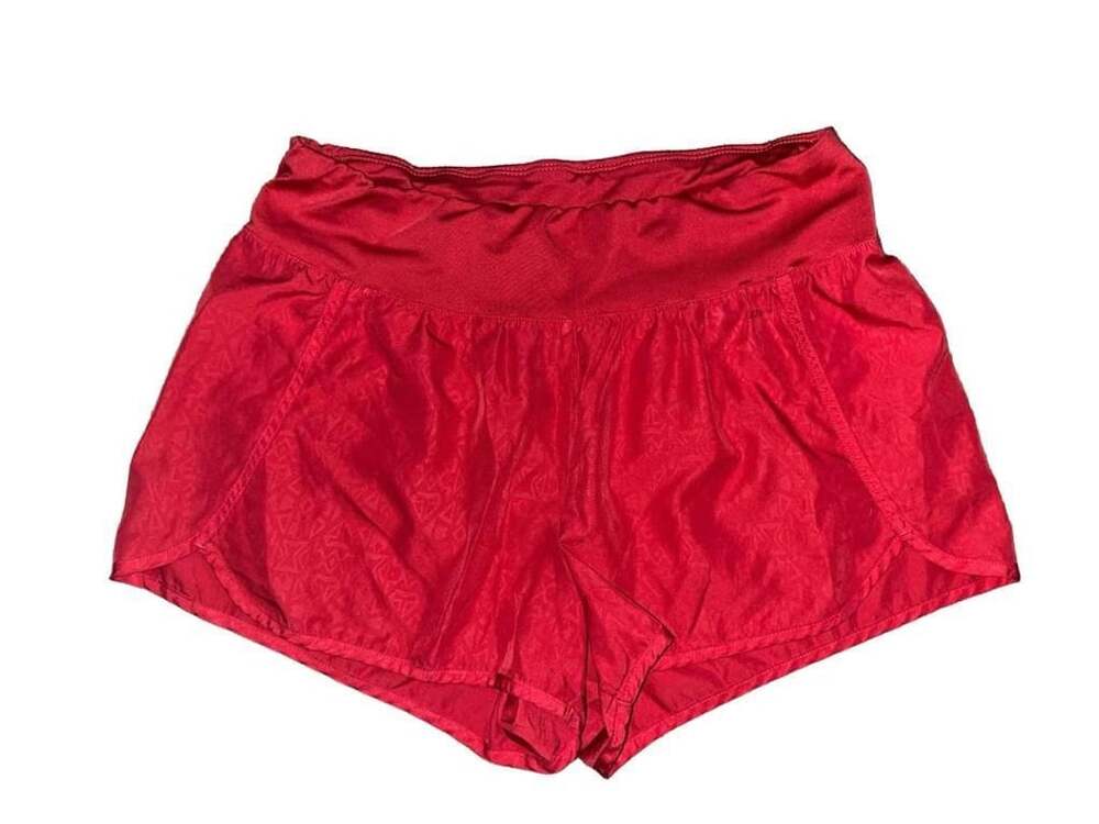 Jockey Red Geometric Pattern Athletic Shorts